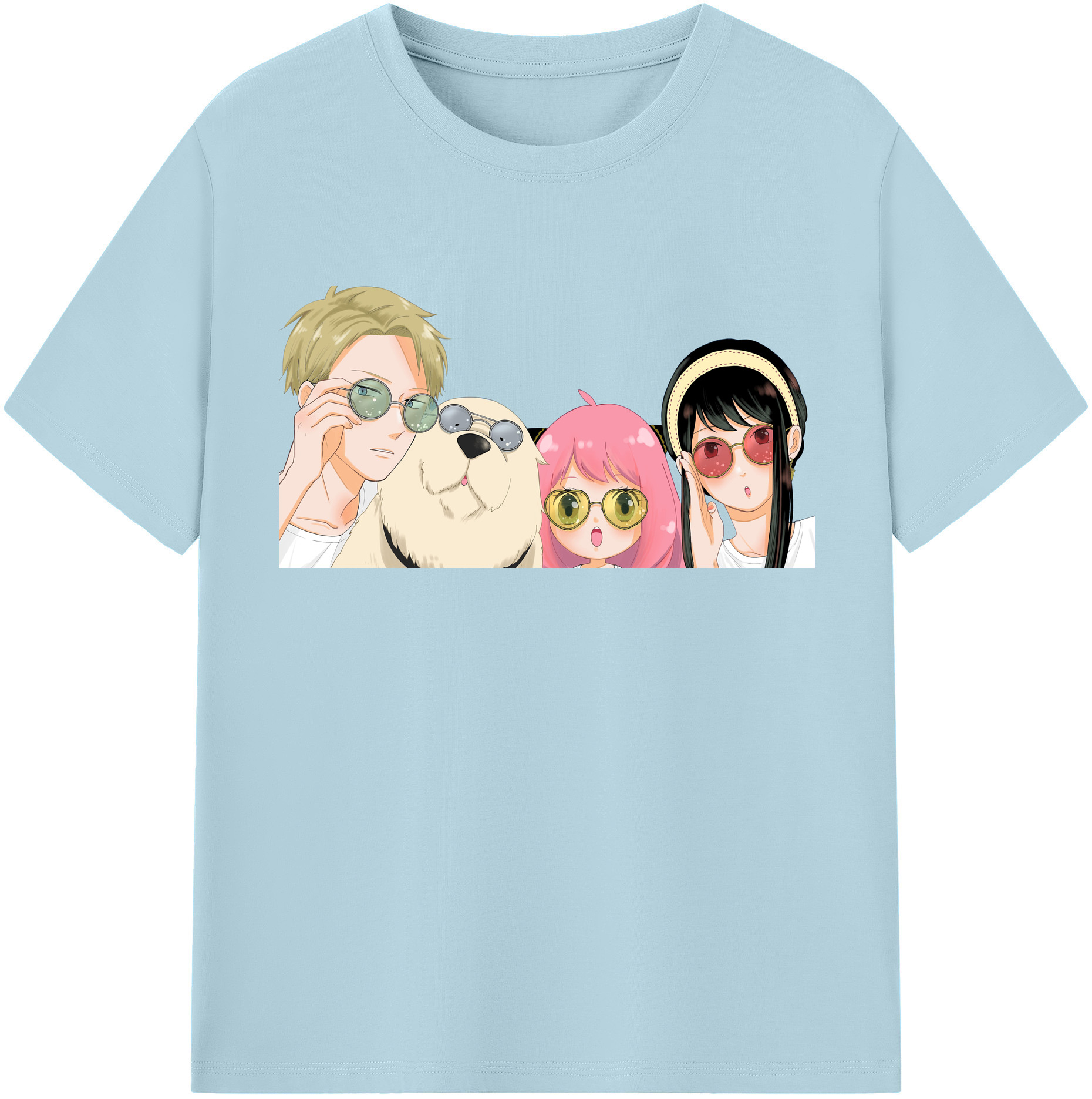 （画像用） SPY×FAMILY间谍家家酒 綿100％半袖Tシャツ（フロントプリント）